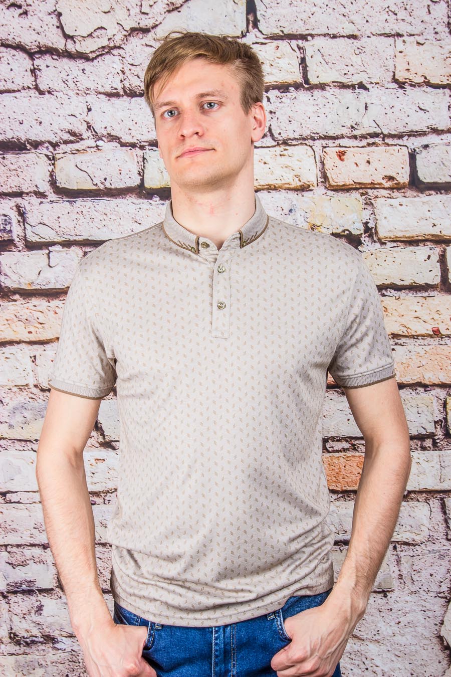 Футболка 1080 бежевый VIP STONES