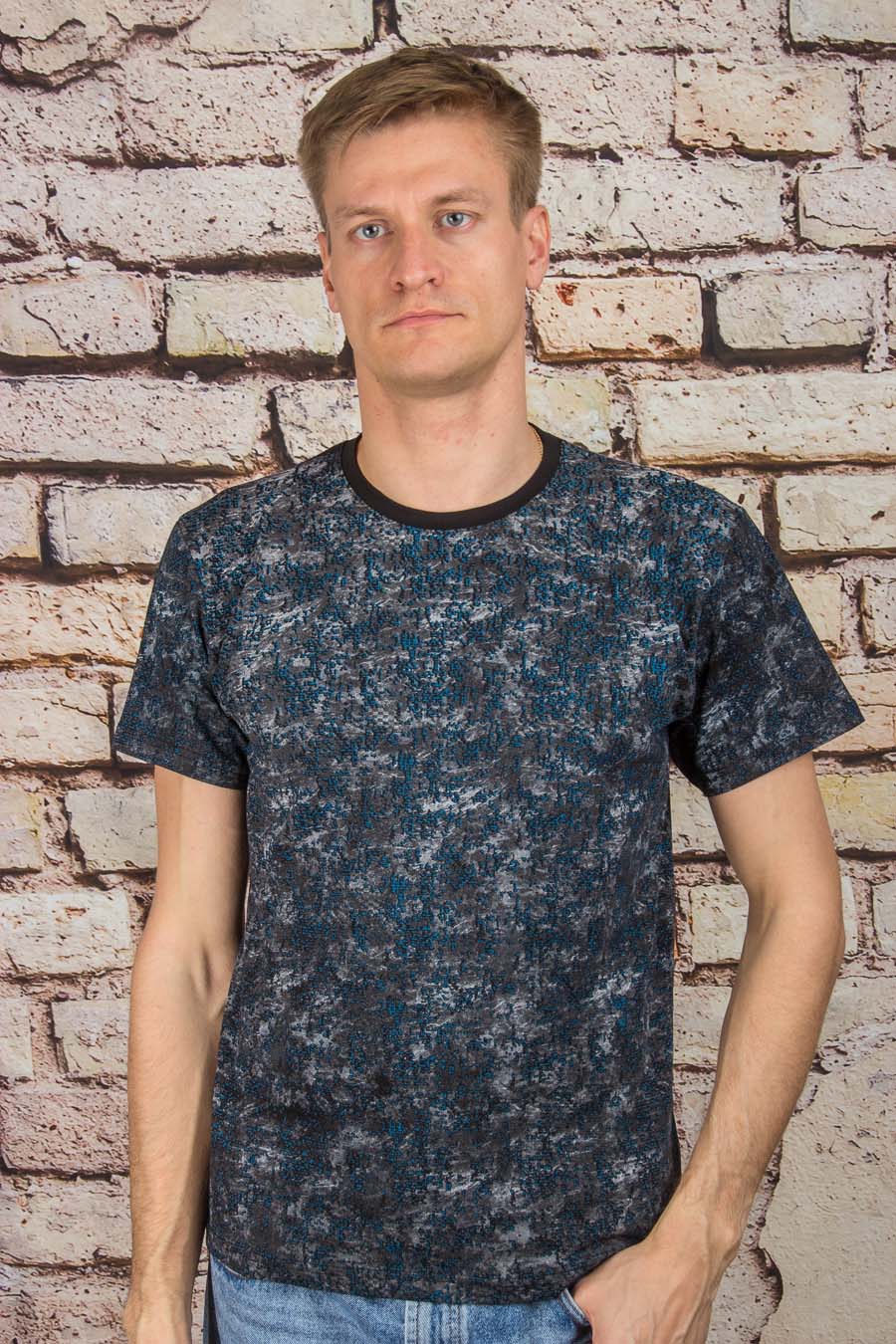 Футболка 202507 чёрный KAMENI