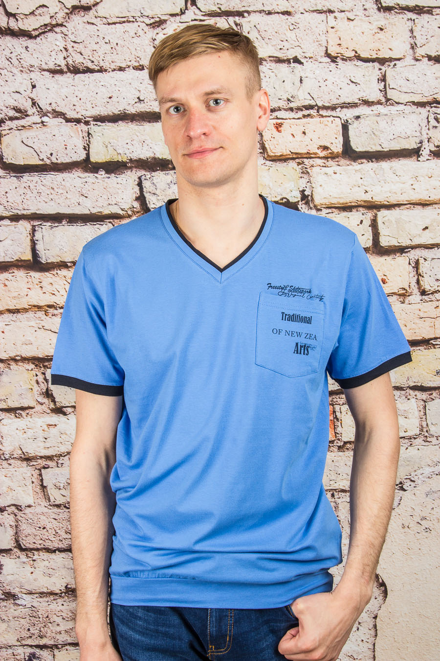 Футболка 225211 голубой LACATON