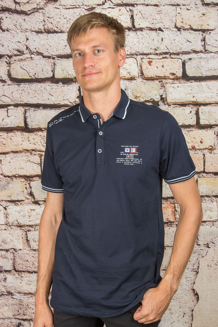 Футболка 2428 т.синий CAHOTER