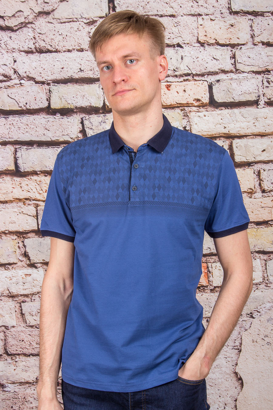 Футболка 1001/1 индиго STEEL WAY