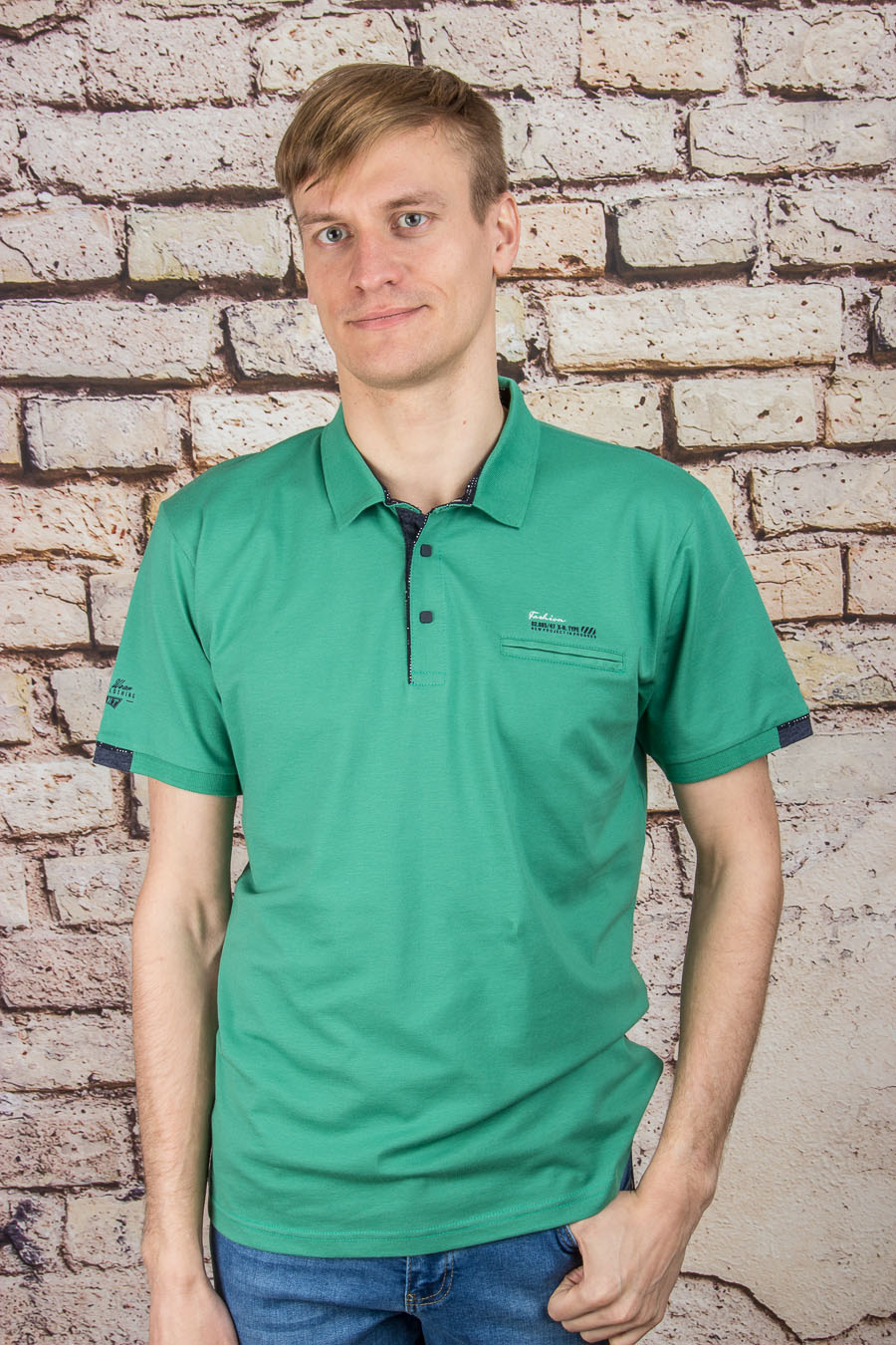 Футболка 225302 зелёный LACATON