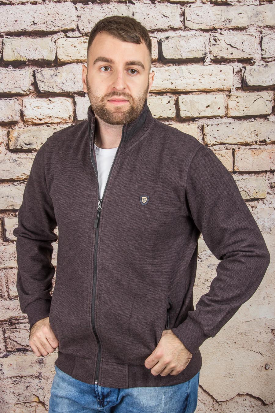 Толстовка 213035 коричневый LACATON