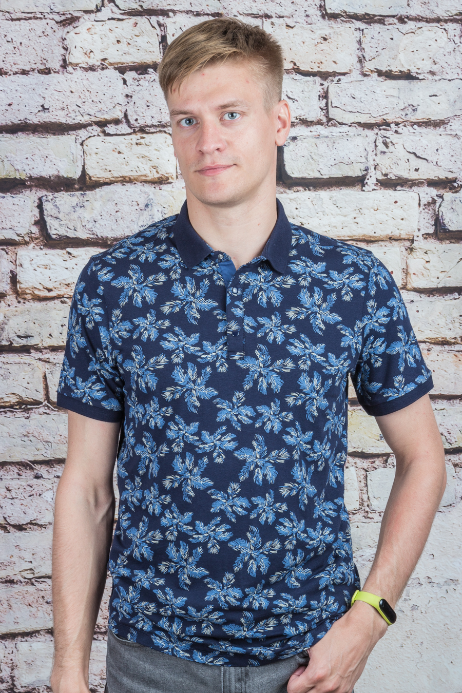 Футболка 2295 т.синий CAHOTER