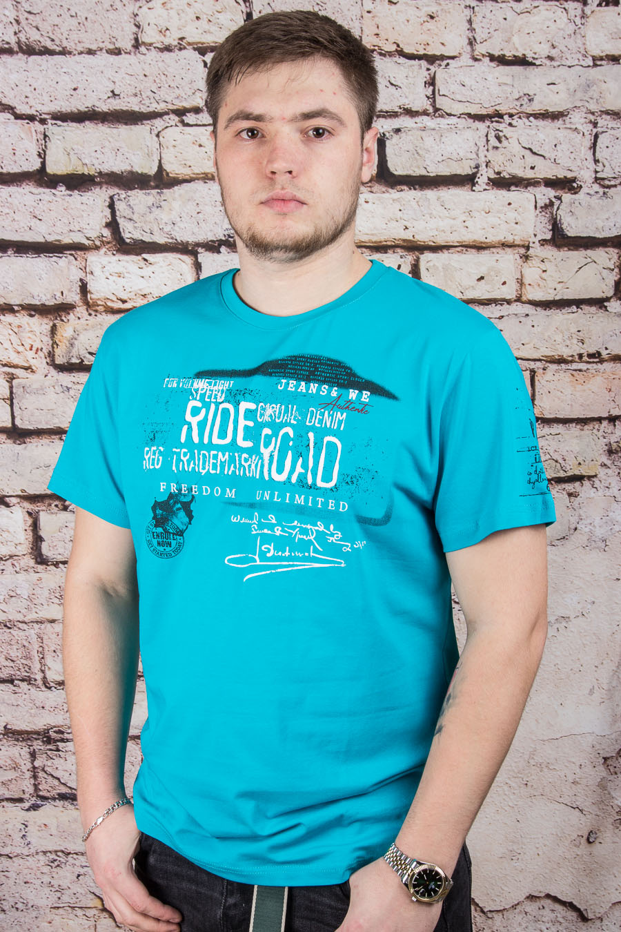 Футболка 3118 бирюзовый TOMNIXX