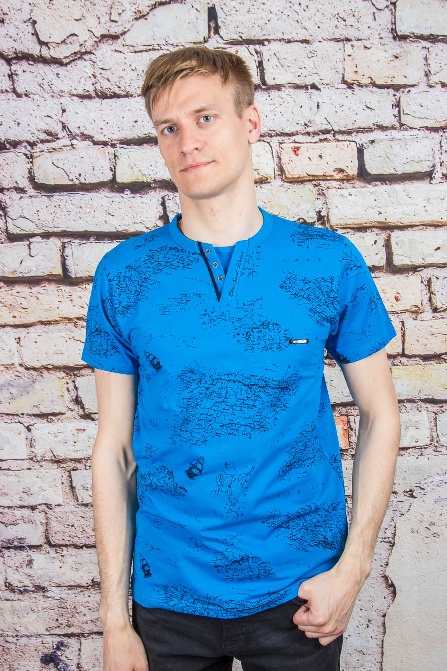 Футболка 709 бирюзовый ELVIS