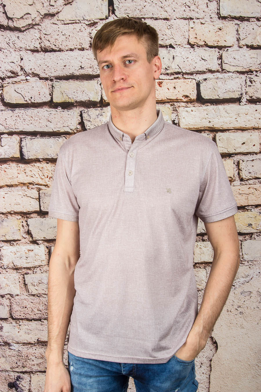 Футболка 5201 коричневый VIP STONES