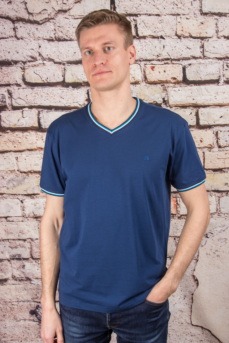 Футболка 1523 синий STEEL WAY