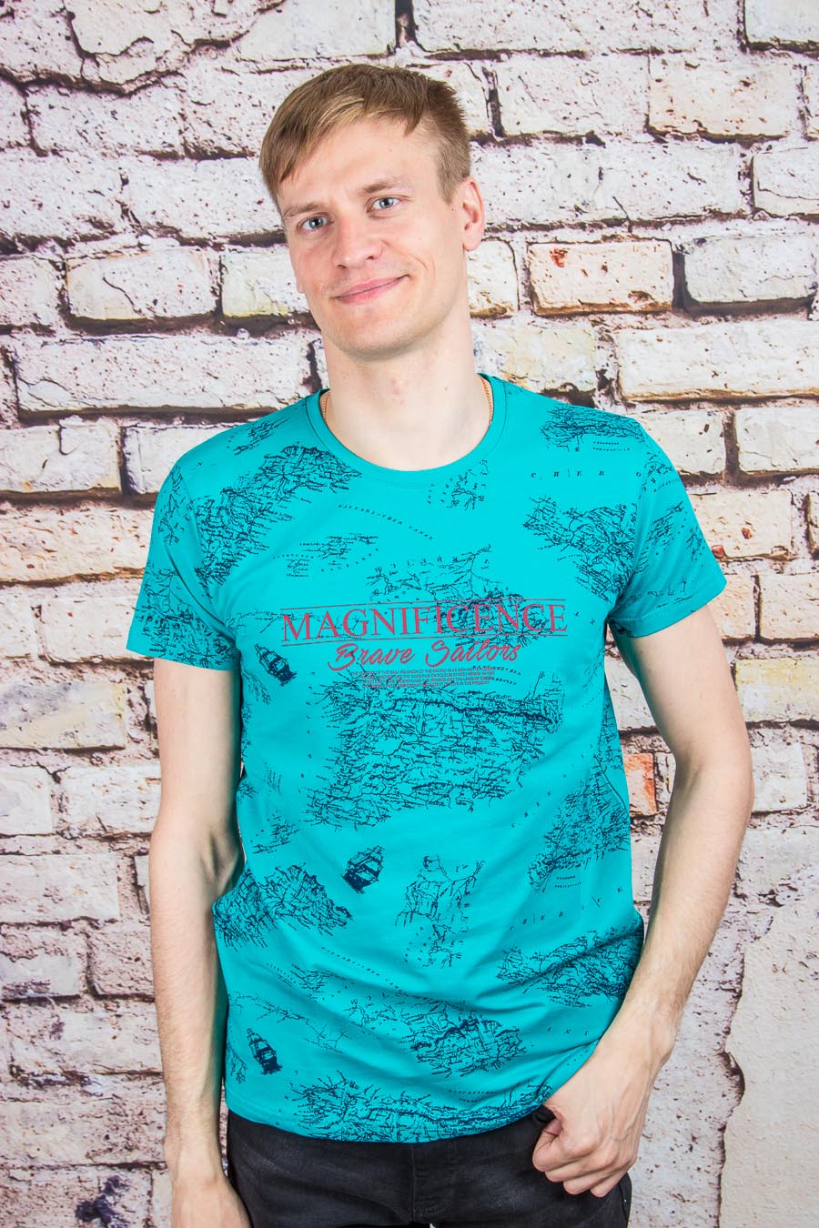 Футболка 703 мятный ELVIS