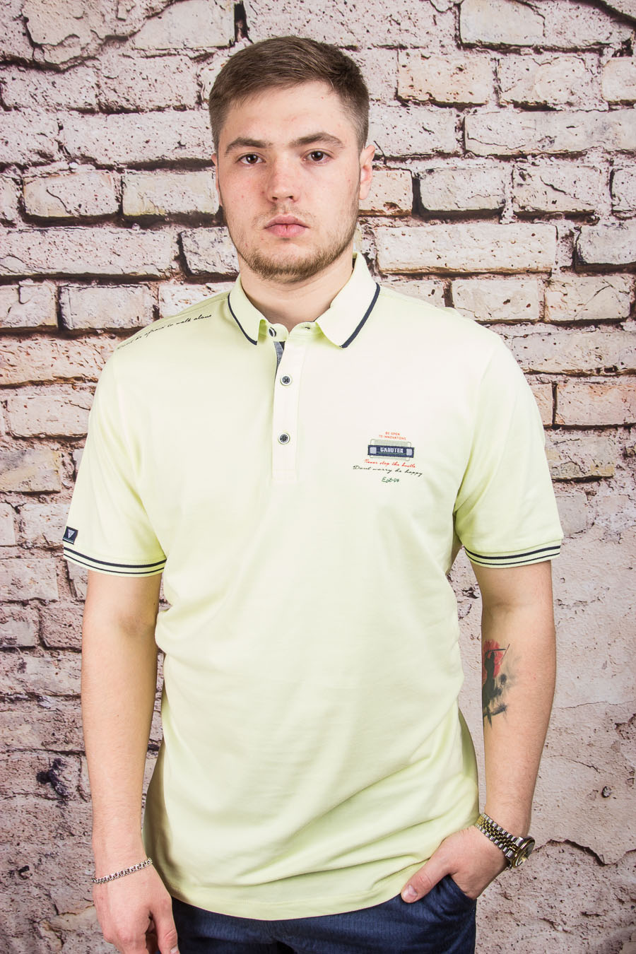 Футболка 2382/1 лимонный CAHOTER