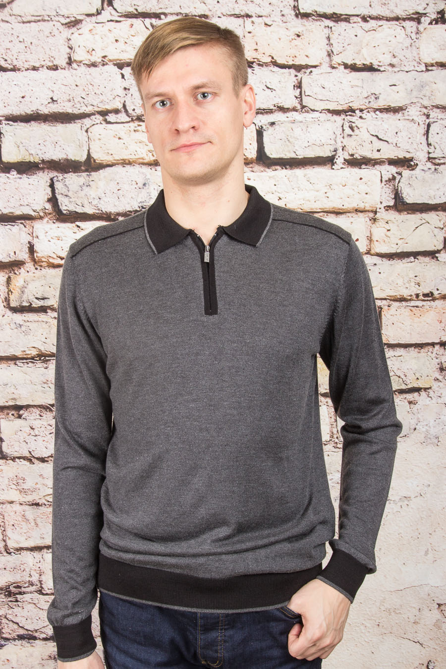 Джемпер 9014/1 антрацит LORO PIANA