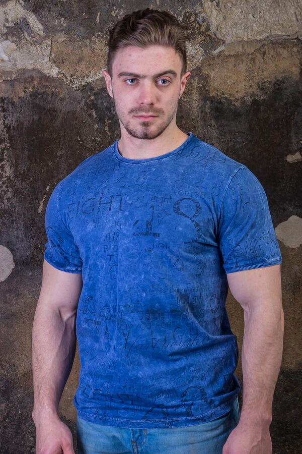 Футболка 5026 индиго BAGARDA