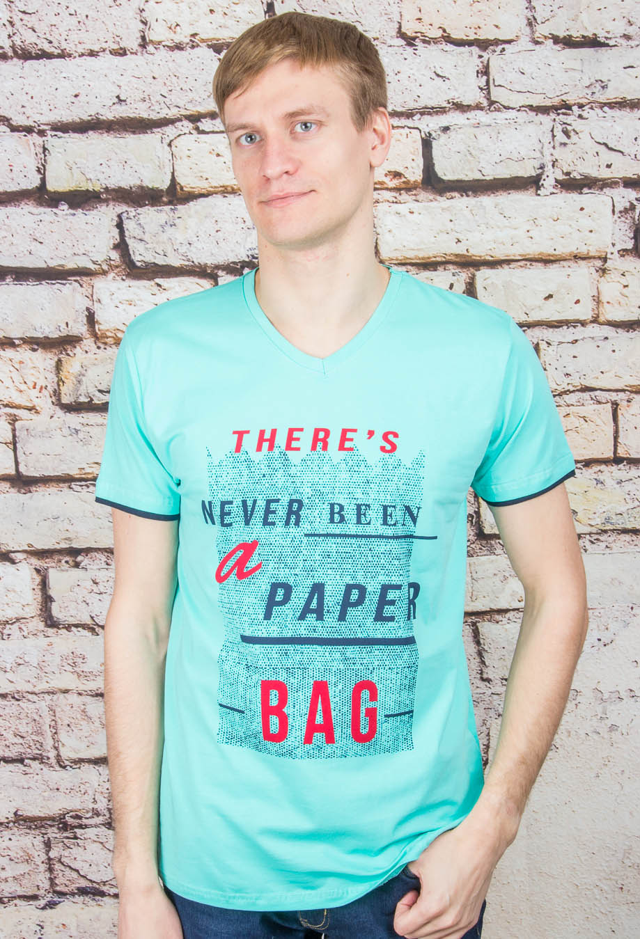 Футболка 735 св.зеленый ELVIS