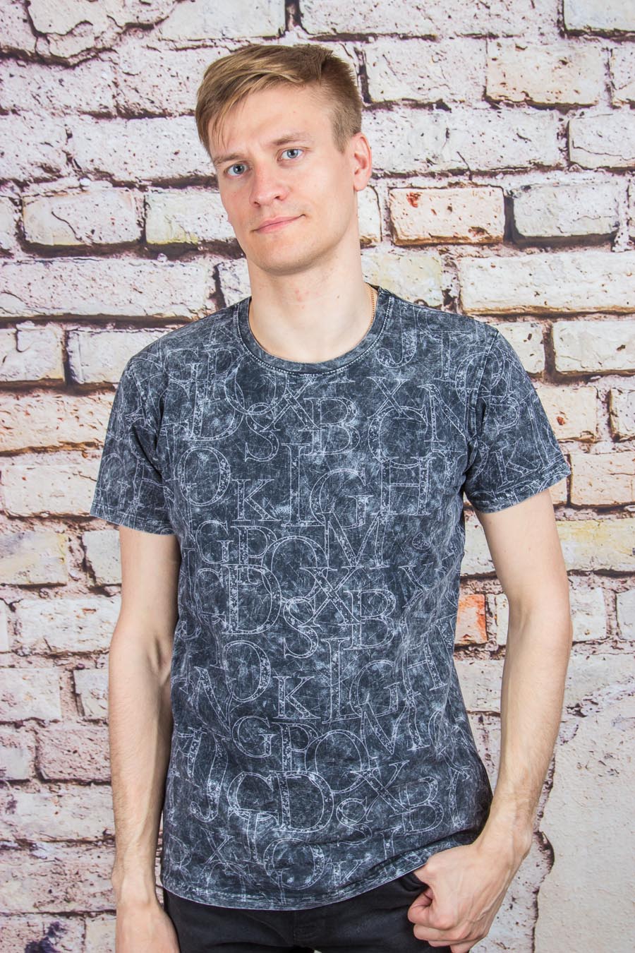 Футболка 736 т.серый ELVIS