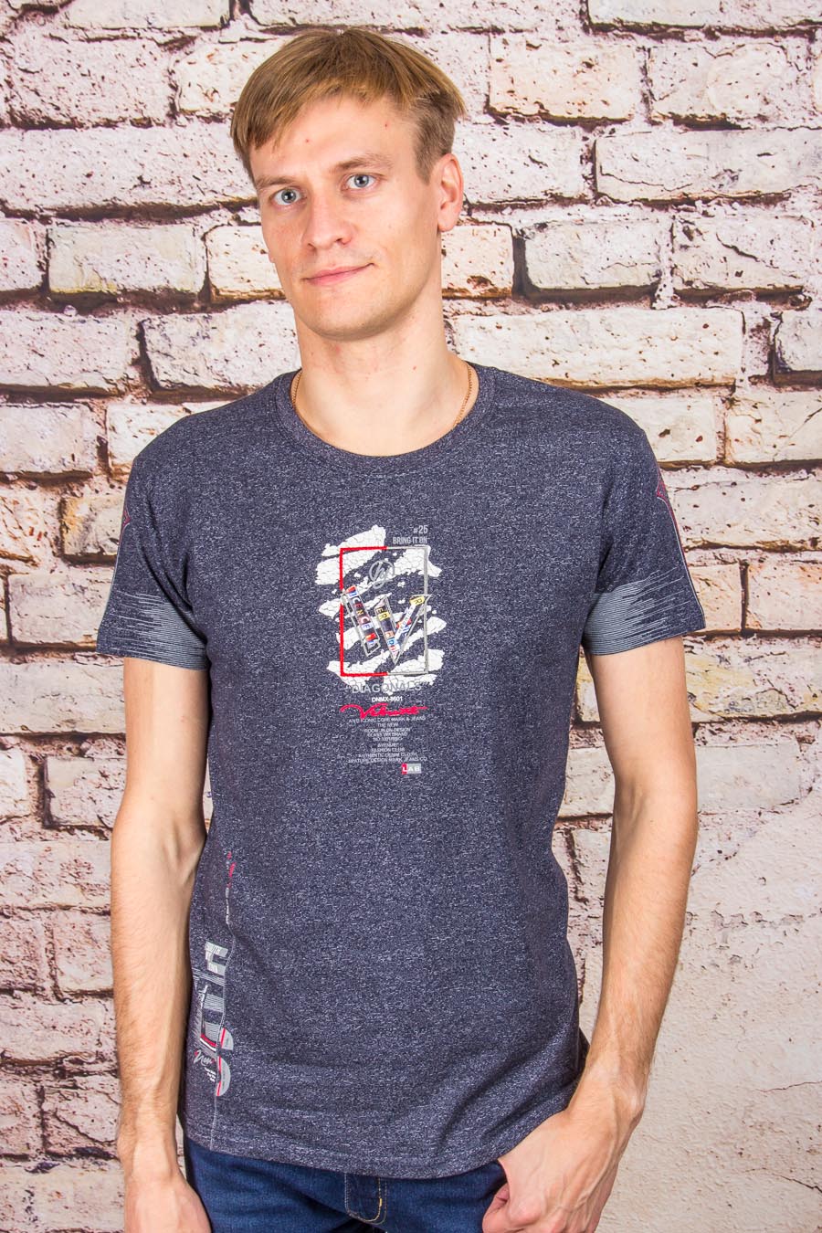 Футболка 3224 т.синий HEDRICY