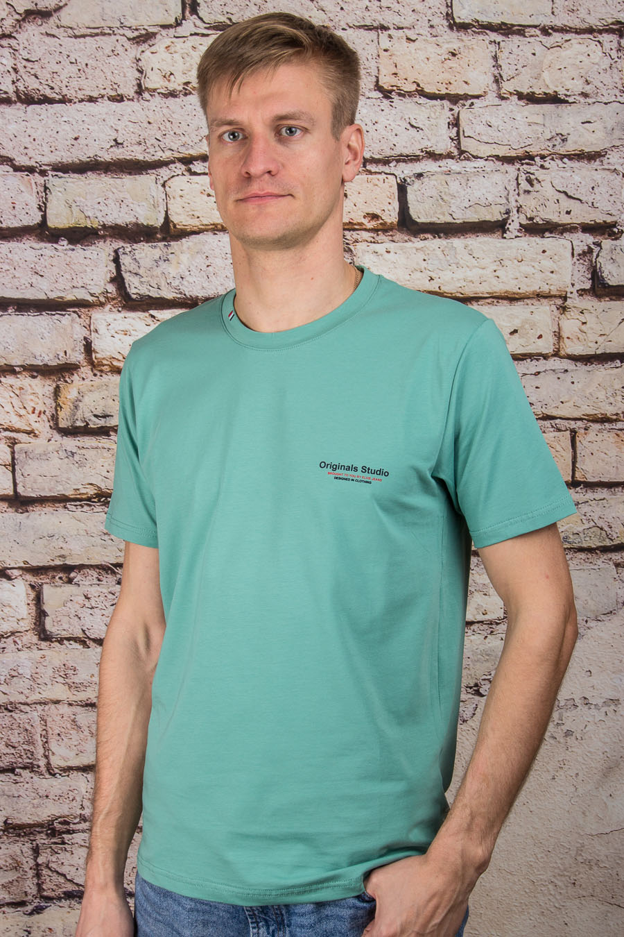 Футболка 789 оливковый ELVIS