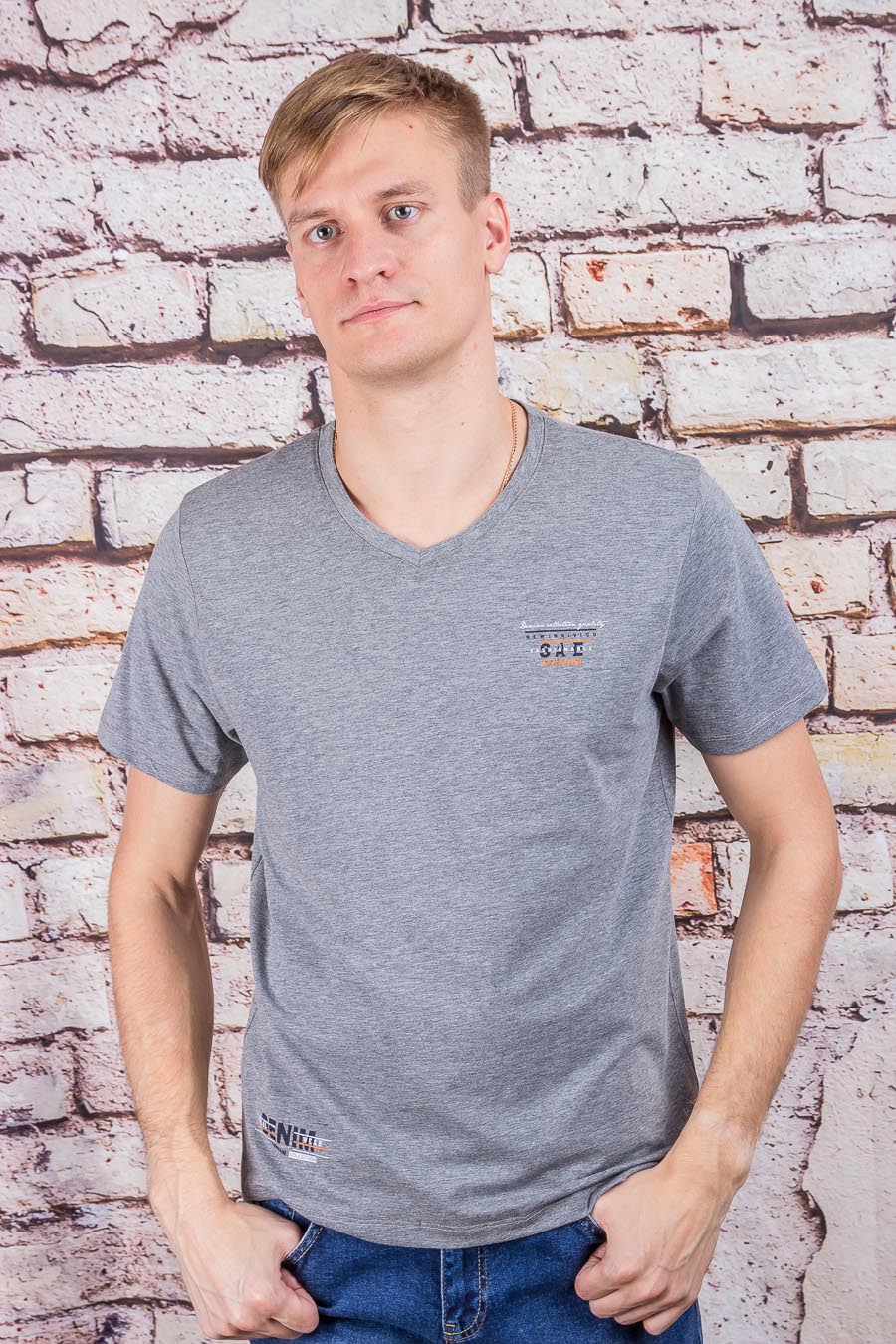 Футболка 200/2 серый RIVI