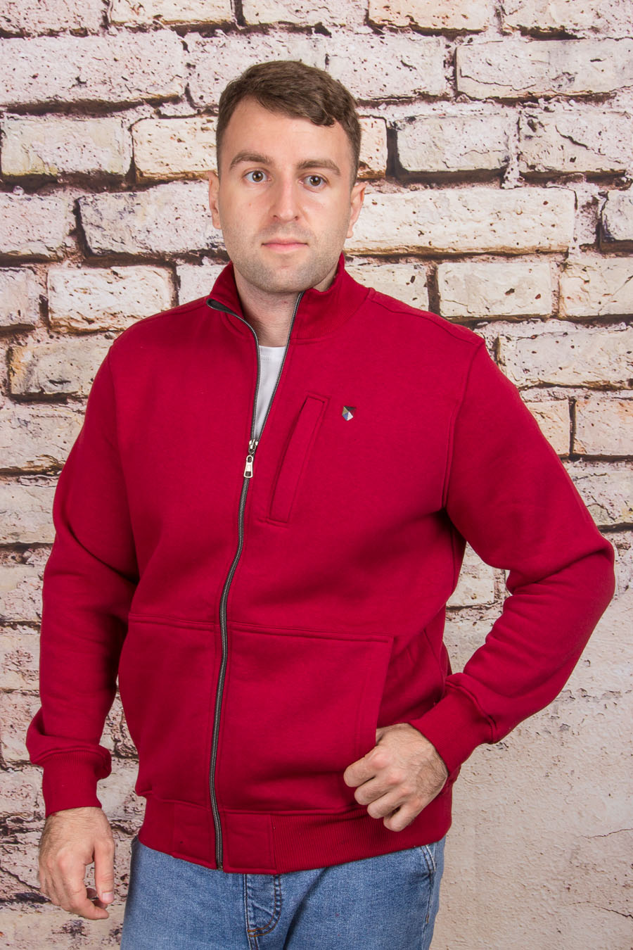 Толстовка 2063 бордовый ANTONY MORELLO