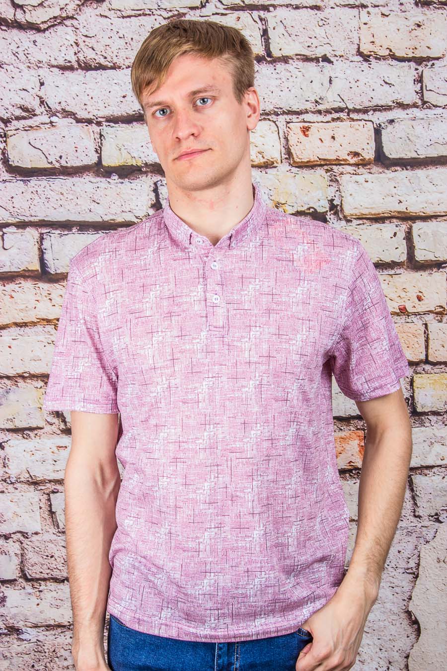 Футболка 1510/1 розовый VIP STONES