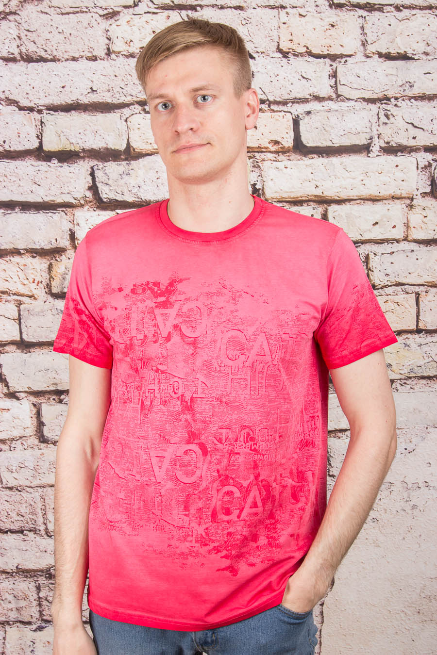 Футболка 3305 коралловый HEDRICY