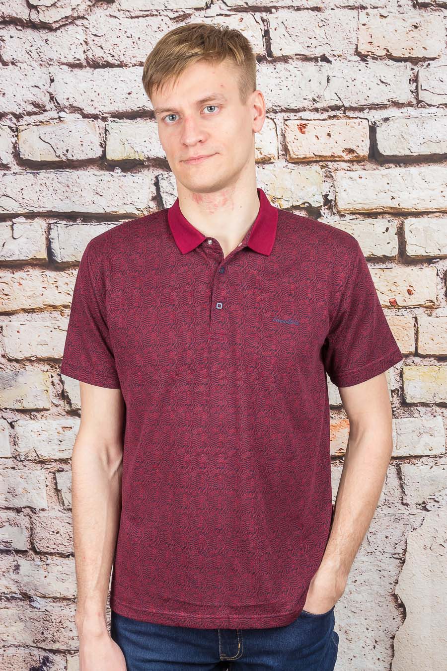 Футболка 2304/1 бордовый LACATON