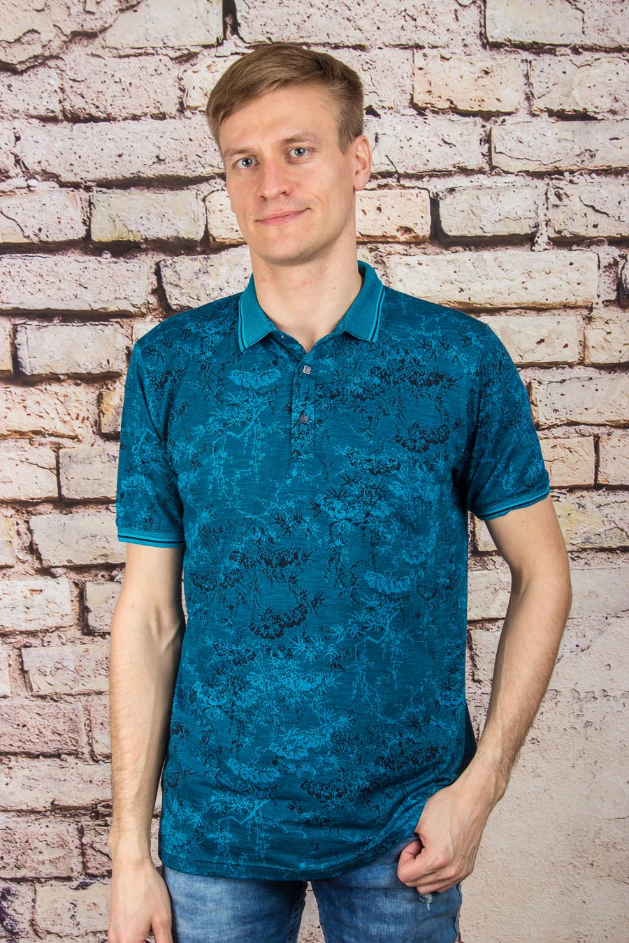 Футболка 225314 бирюзовый LACATON