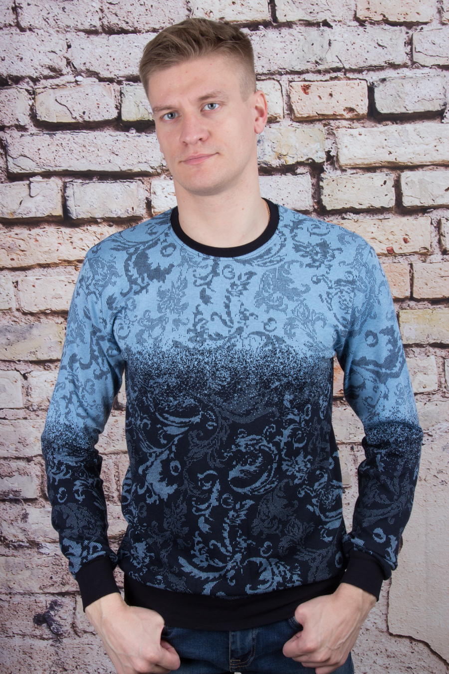 Толстовка 1901/1 голубой RIDAKO