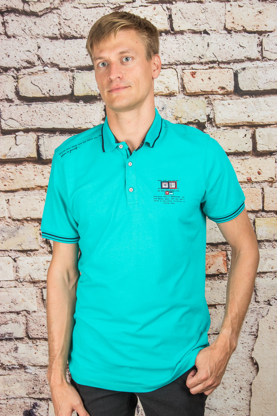 Футболка 2428 зелёный CAHOTER