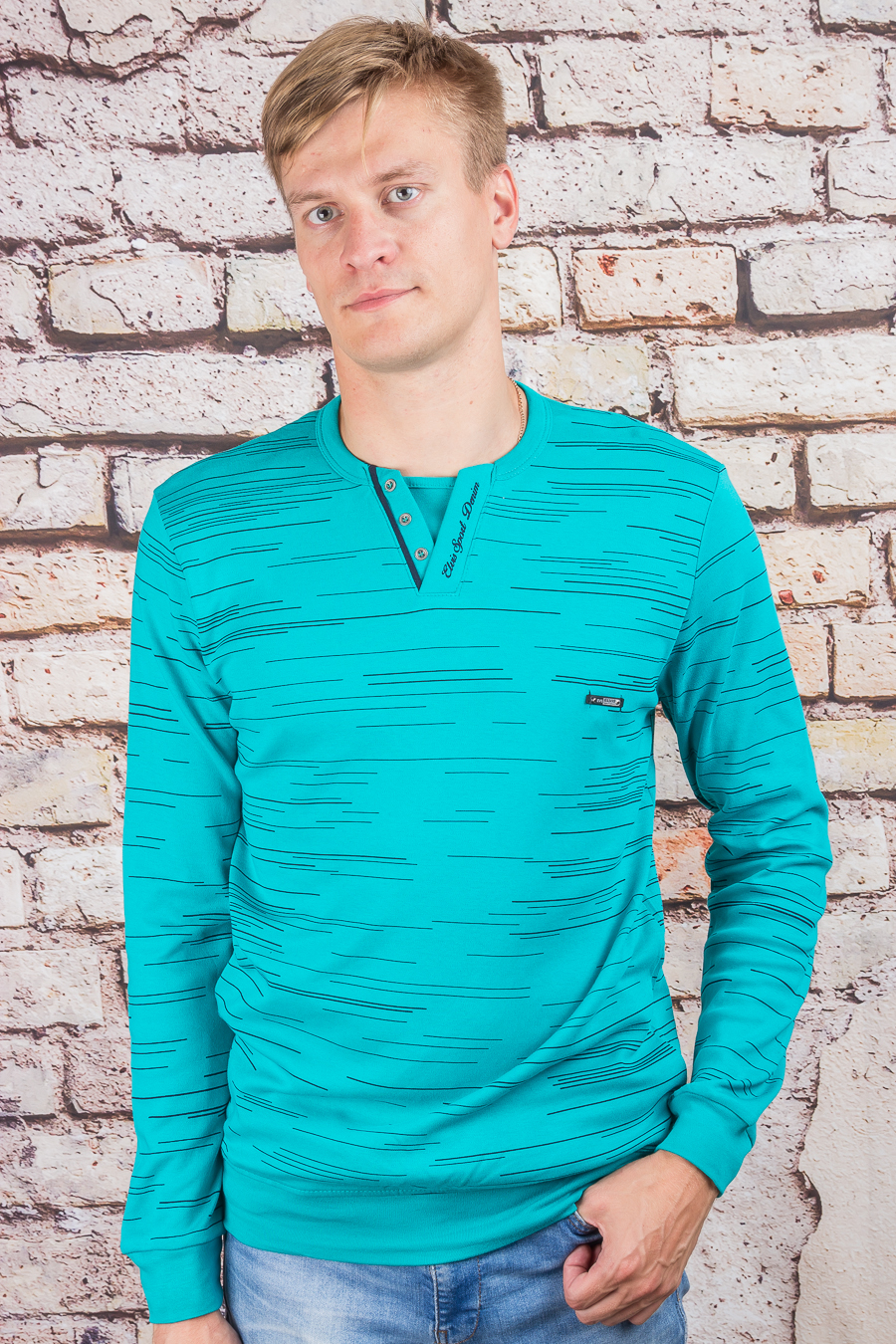 Толстовка 606 мятный ELVIS