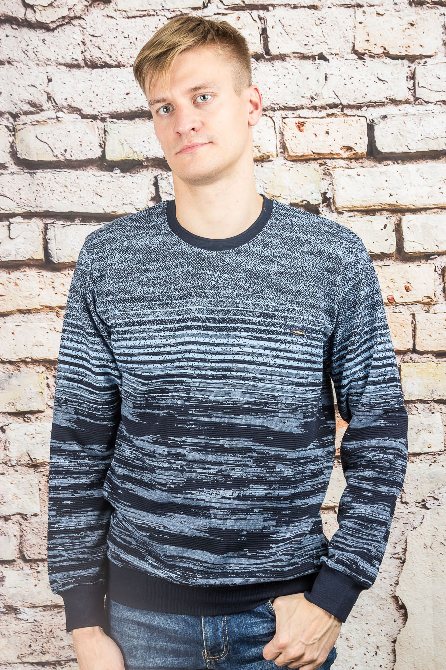 Толстовка 3017 голубой FIBAK