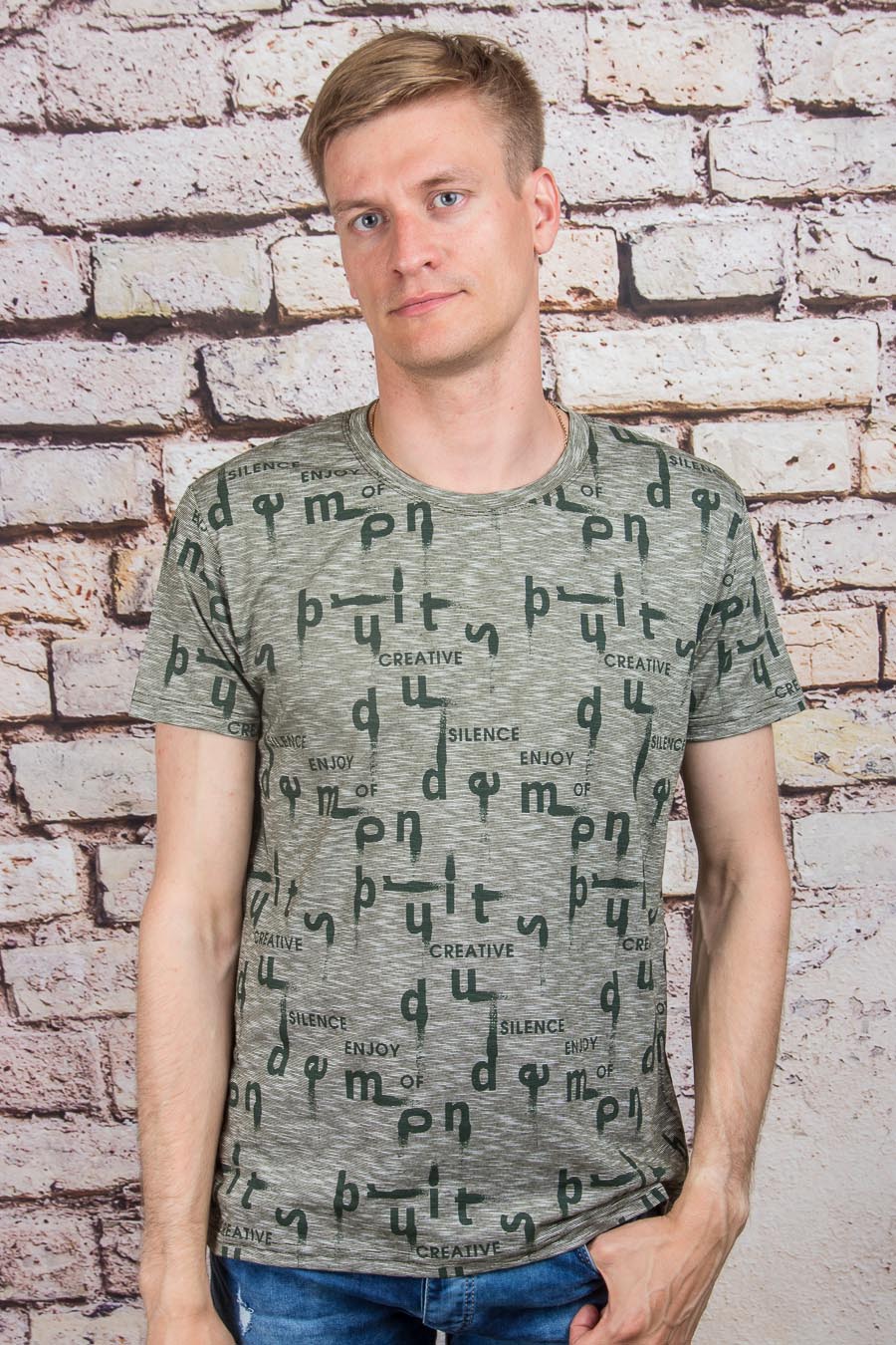 Футболка 32113 хаки HEDRICY