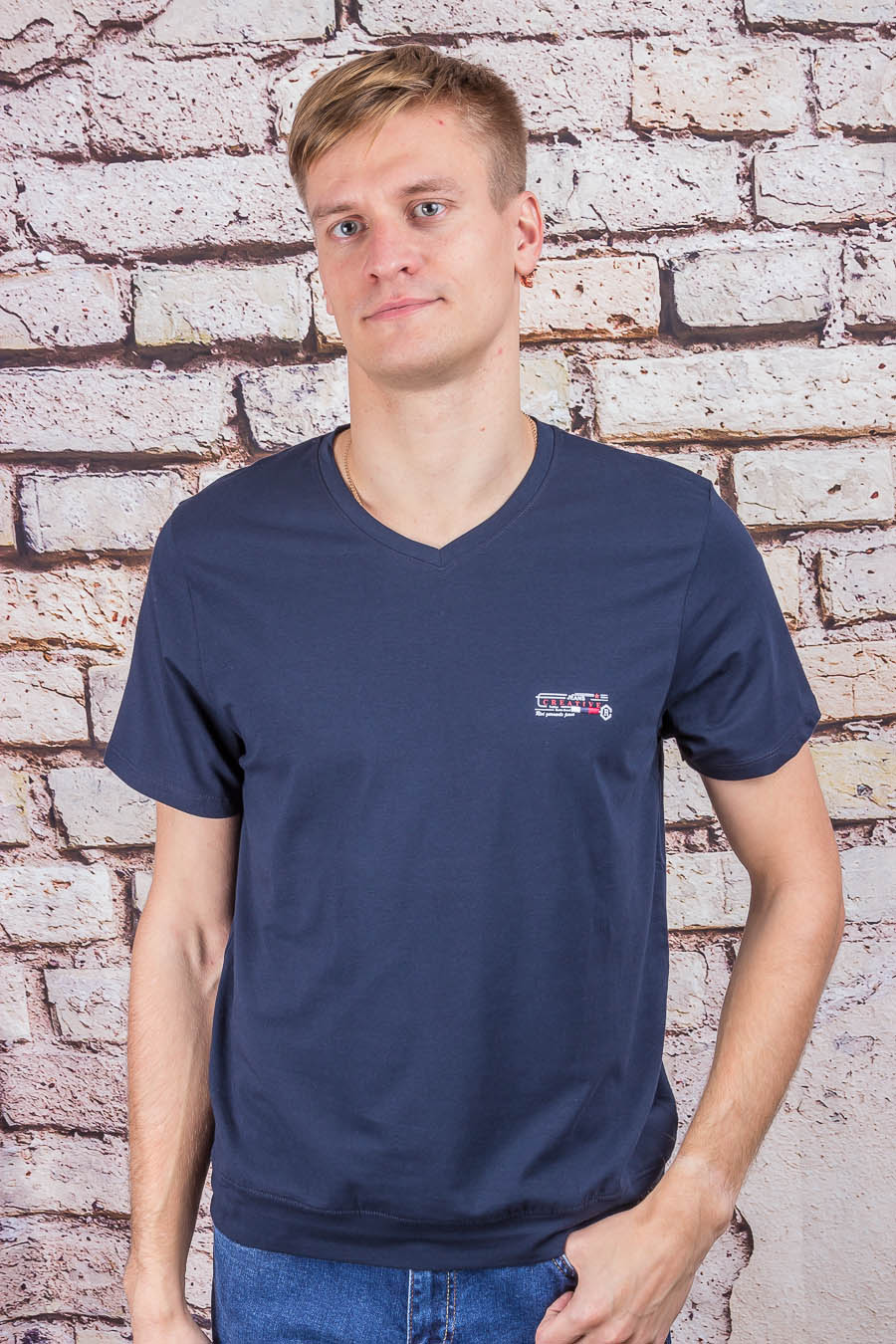 Футболка 140 т.синий RIVI