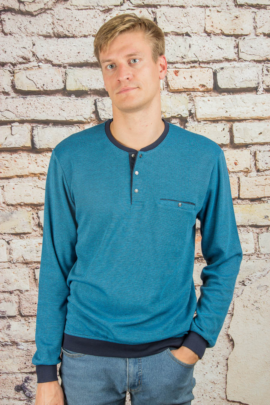 Толстовка 1625/1 бирюзовый STEEL WAY