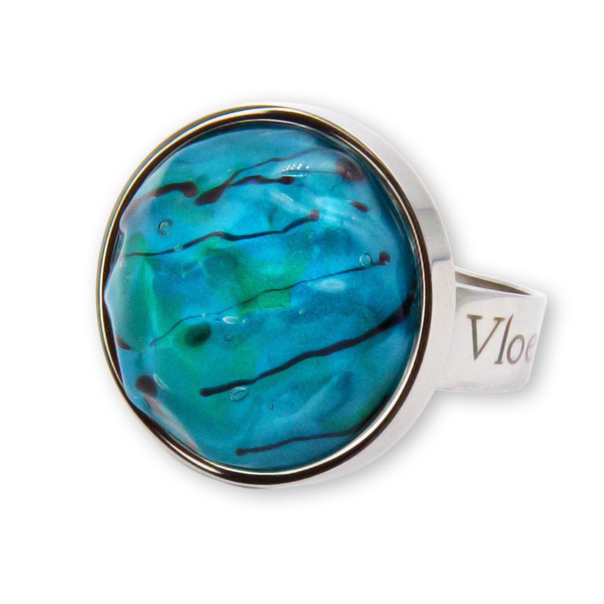 Кольцо из муранского стекла MELODY COLOR KO4409