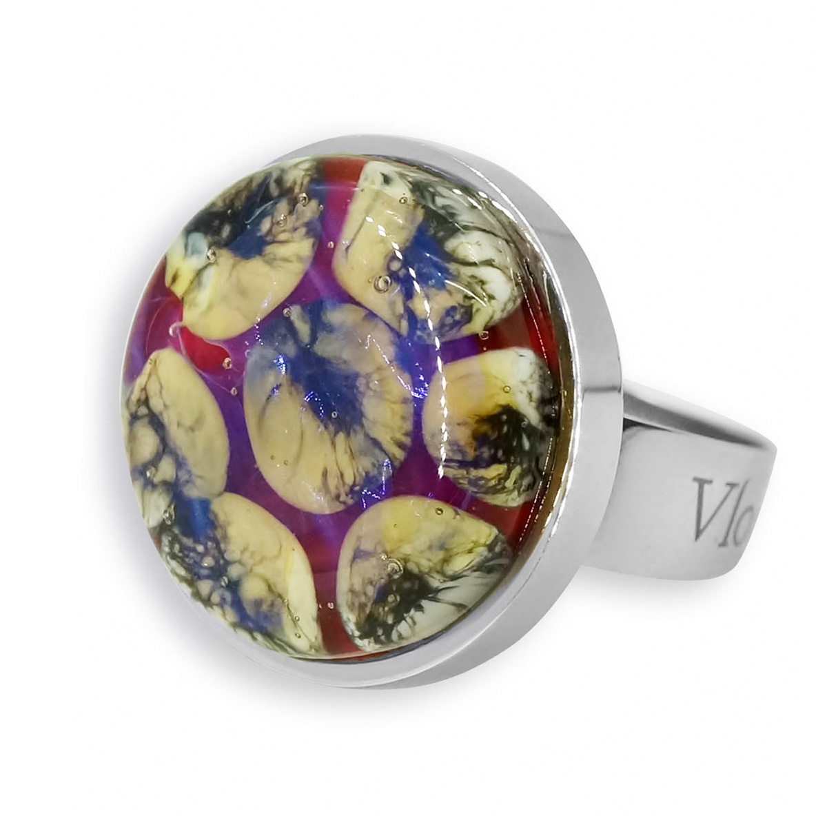 Кольцо из муранского стекла RUTHENIA KO4628