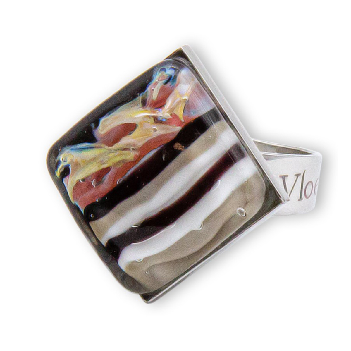 Кольцо из муранского стекла ELEGANT ACCENT KO4456