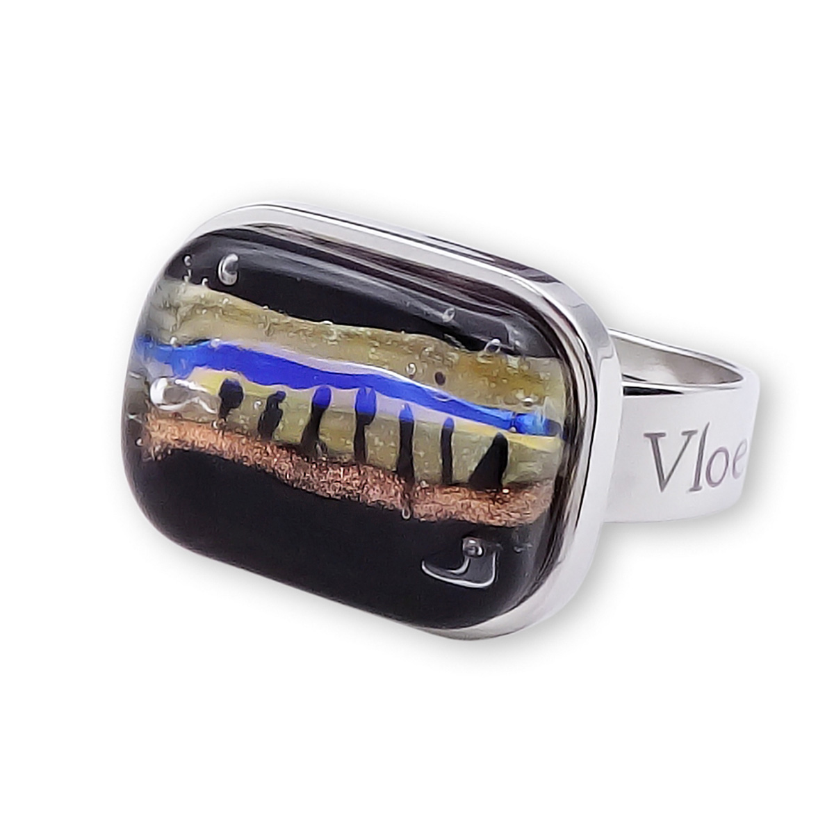 Кольцо из муранского стекла MILLENIUM KO4574