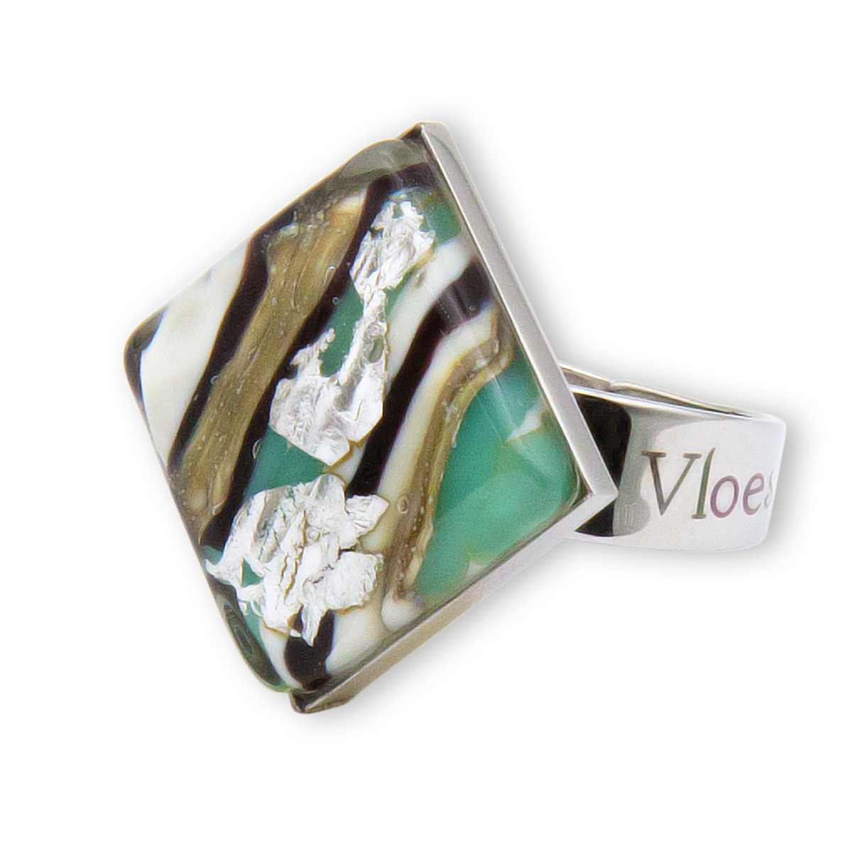 Кольцо из муранского стекла ELEGANT ACCENT KO4450