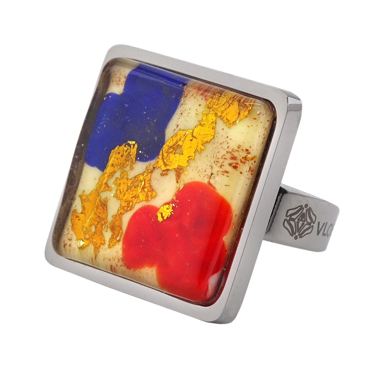 Кольцо из муранского стекла SAMBA KO4736