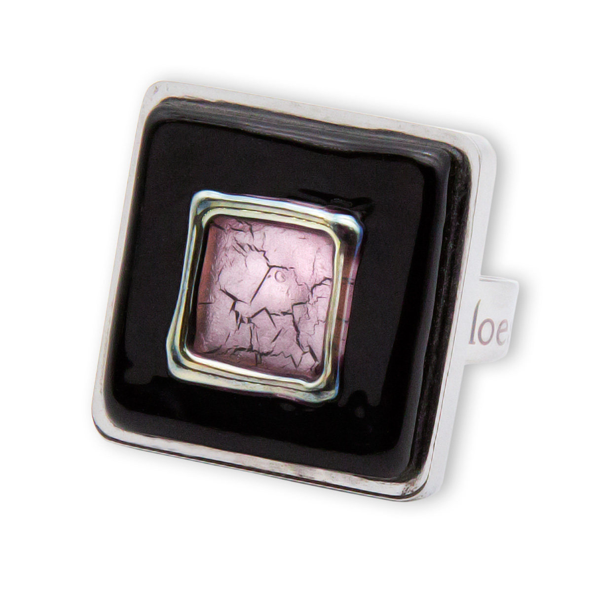 Кольцо из муранского стекла MATRIX KO4428