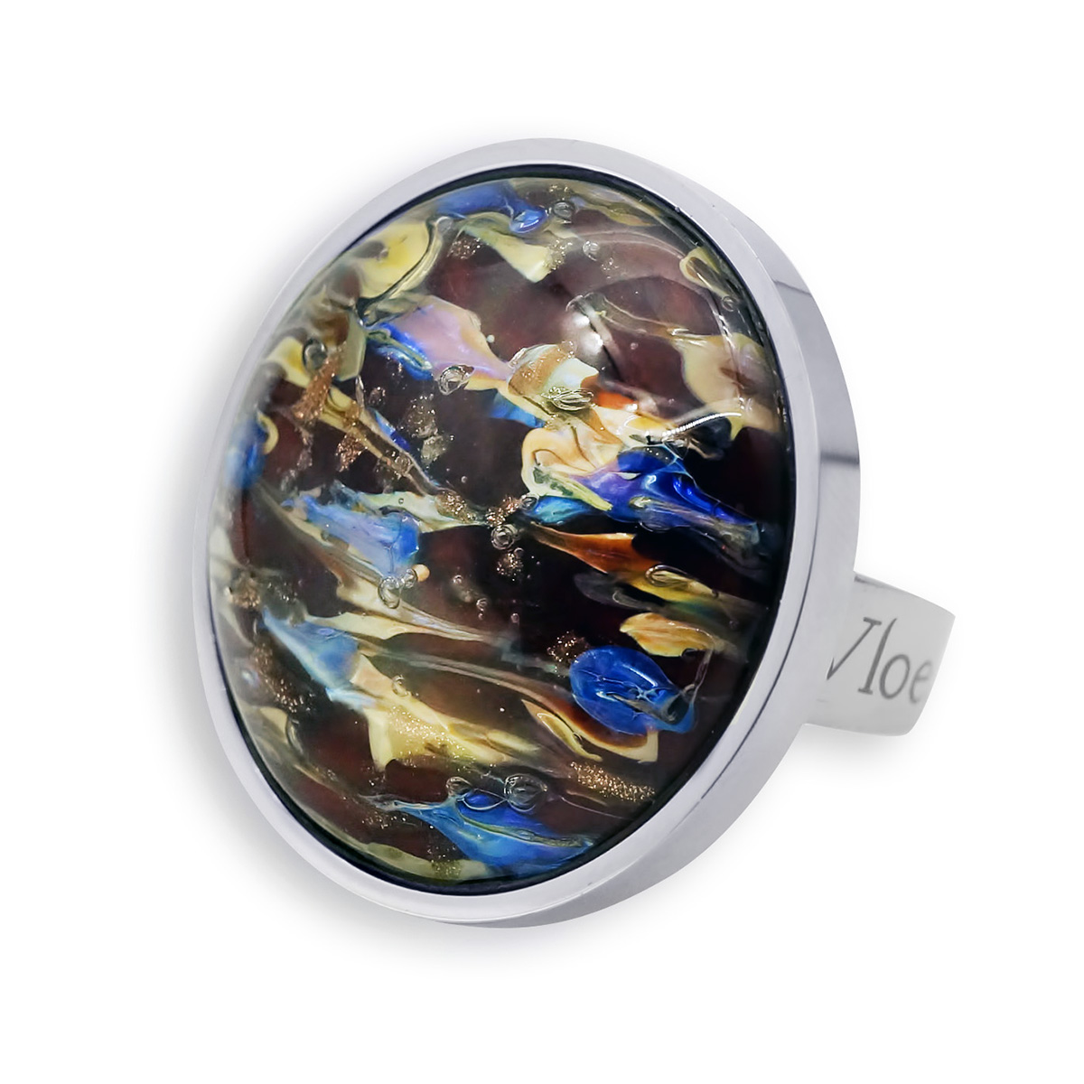 Кольцо из муранского стекла FLOWERING TEA KO4733