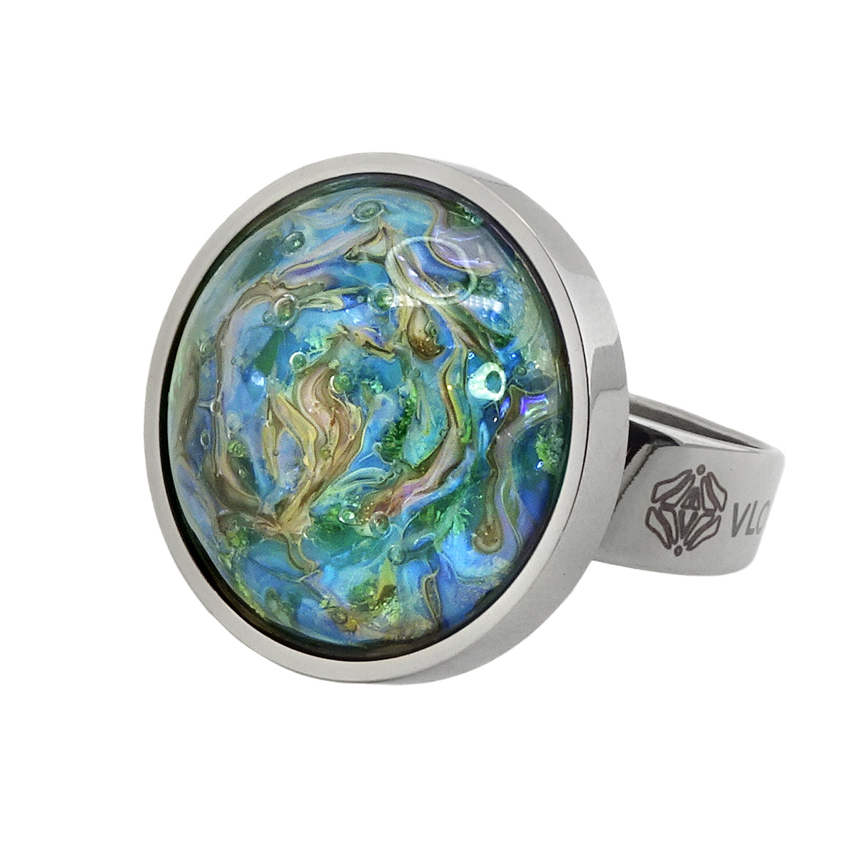 Кольцо из муранского стекла COOLNESS KO2217