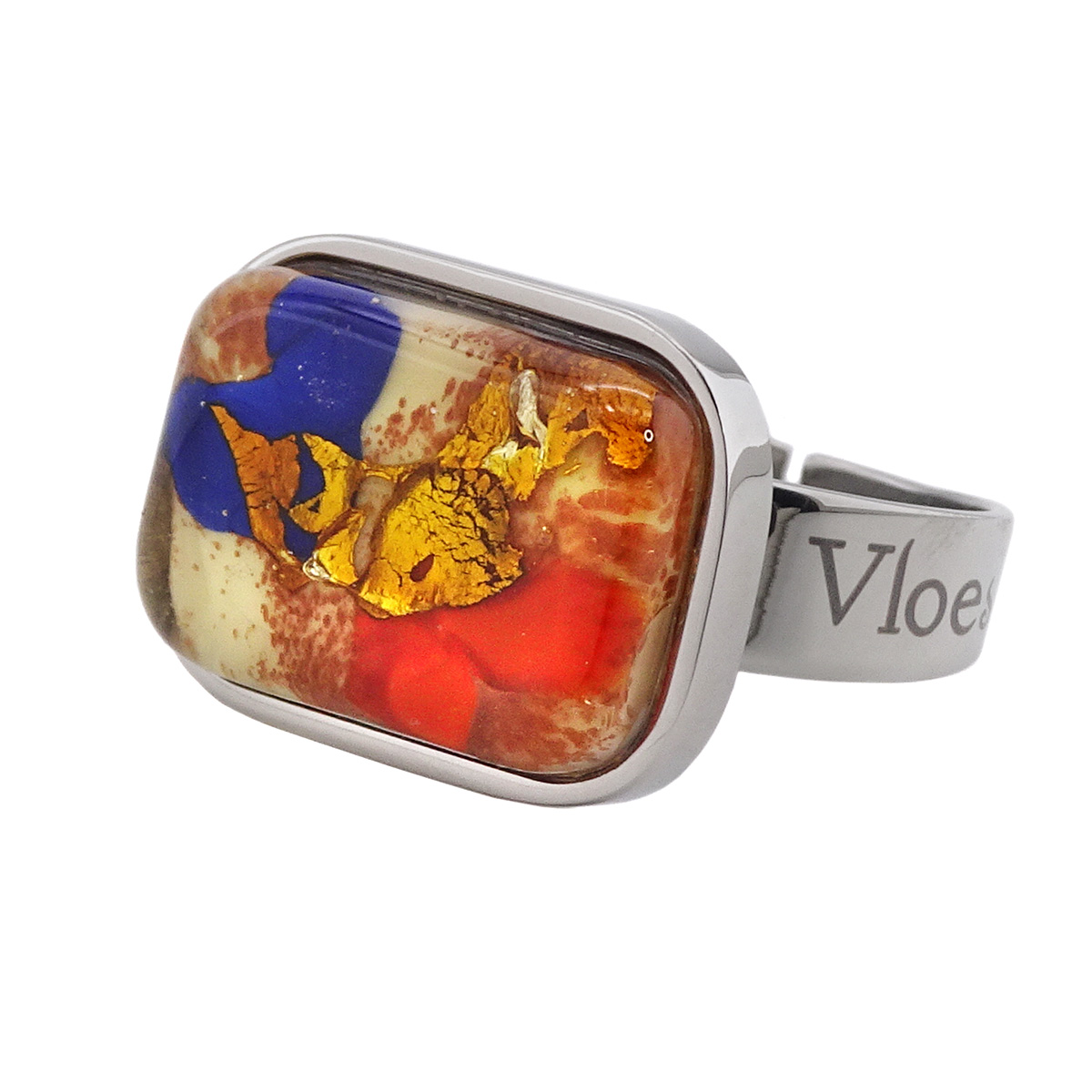 Кольцо из муранского стекла SAMBA KO4735