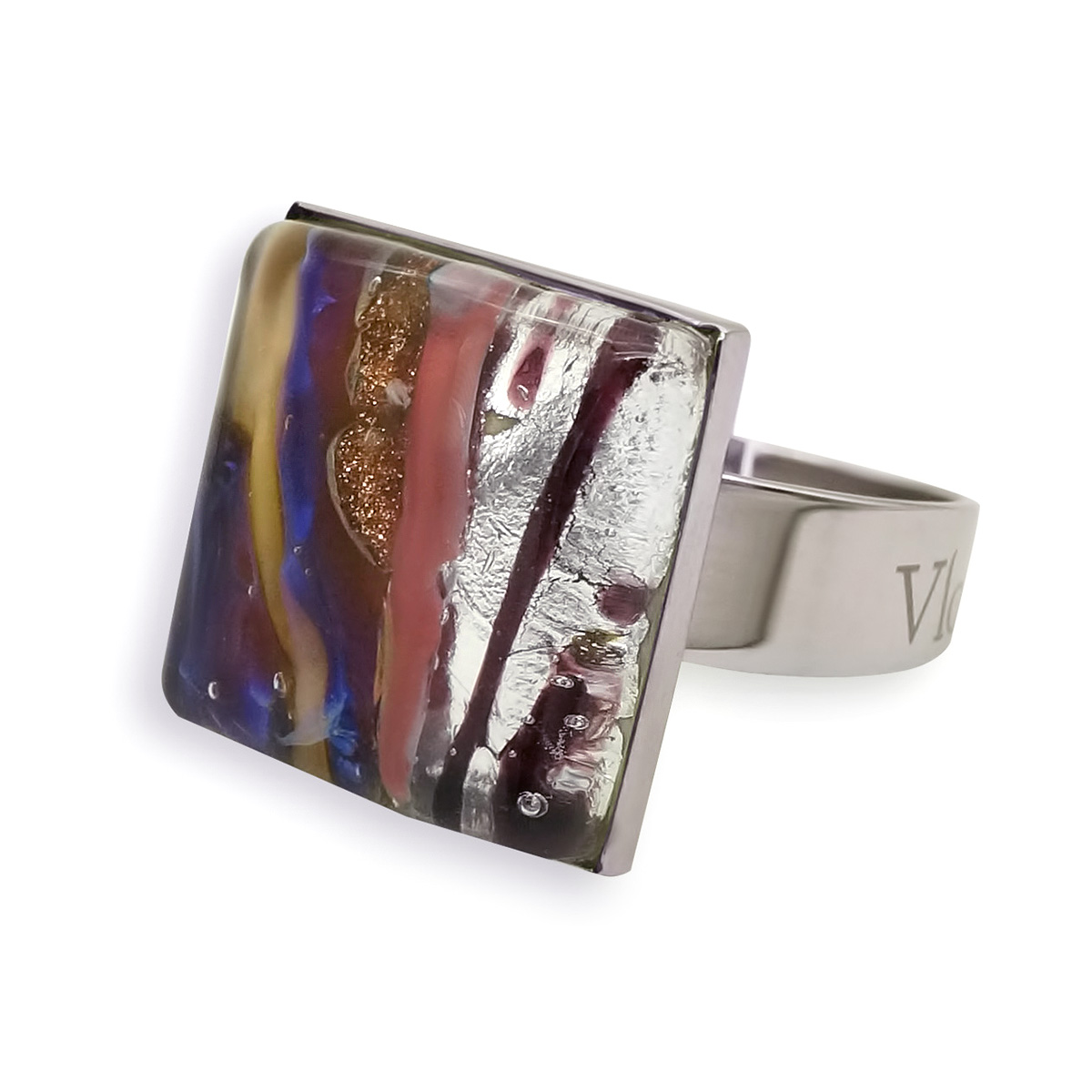 Кольцо из муранского стекла DEJAVU KO4607