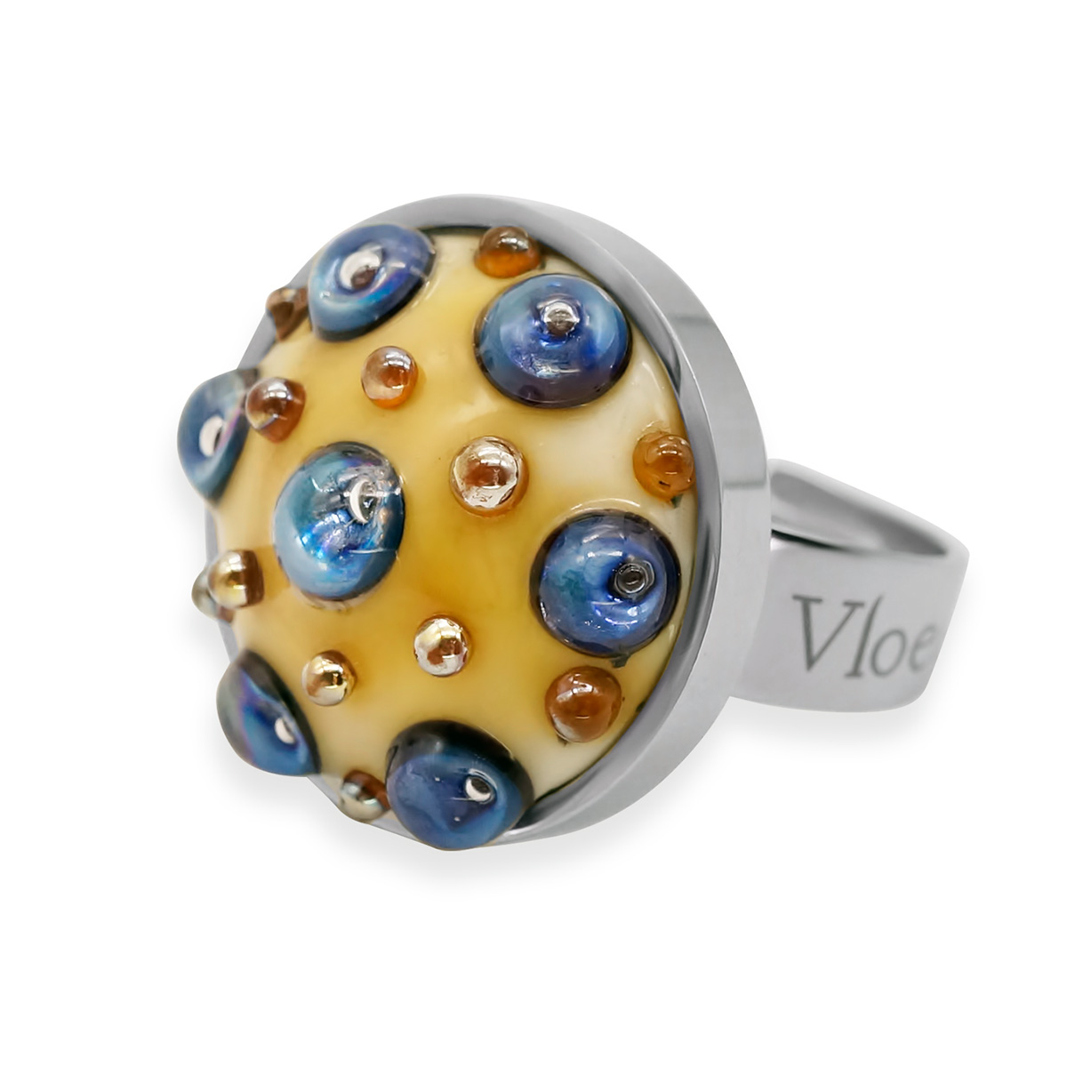 Кольцо из муранского стекла ELLADA