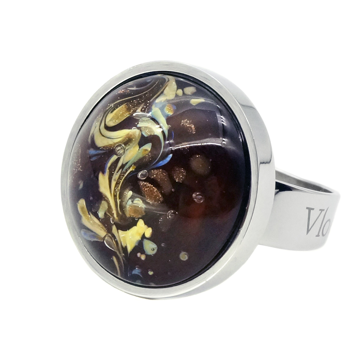 Кольцо из муранского стекла MAGICAL HERBS KO4592