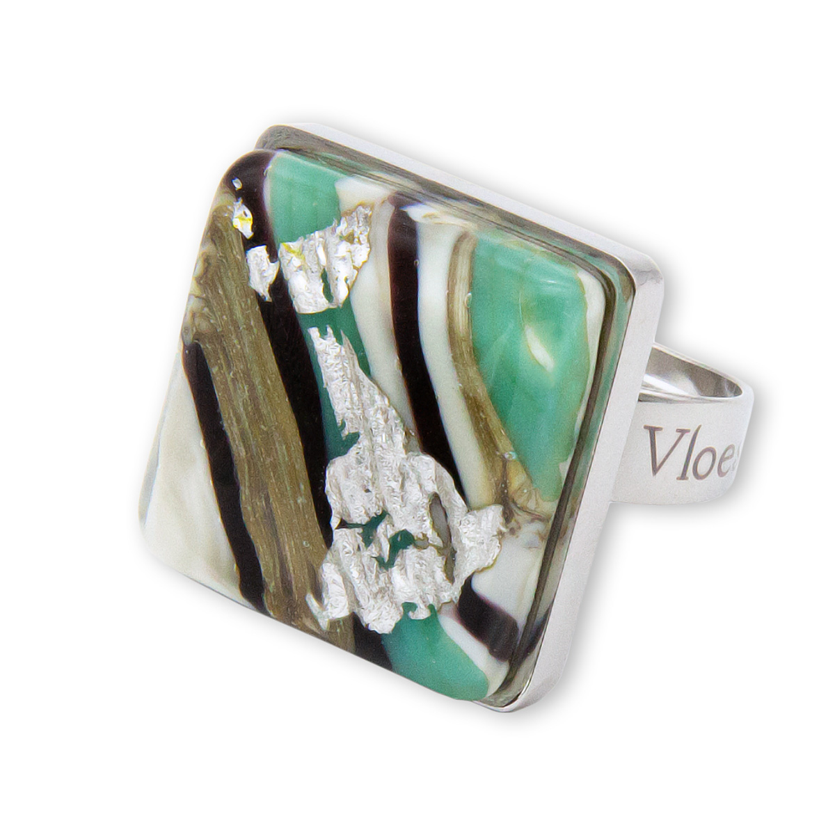 Кольцо из муранского стекла ELEGANT ACCENT KO4449