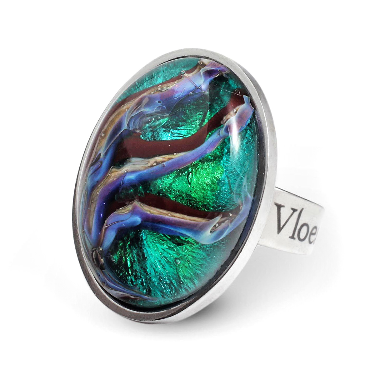 Кольцо из муранского стекла IMANDRA KO4016