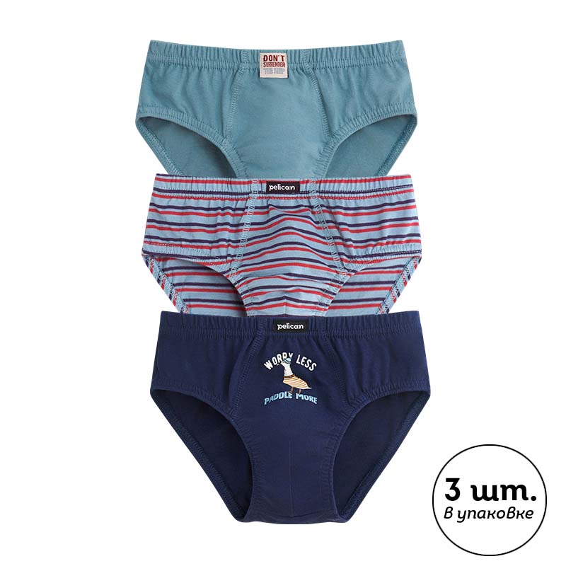 BULB3378(3) набор трусов для мальчиков (3 шт в кор.)
