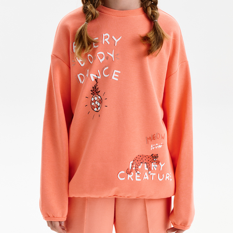 GFN3390 толстовка для девочек (1 шт в кор.)